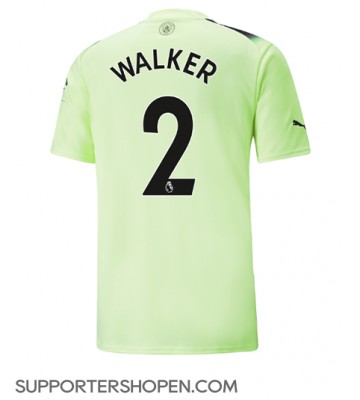 Manchester City Kyle Walker #2 Tredje Matchtröja 2022-23 Kortärmad